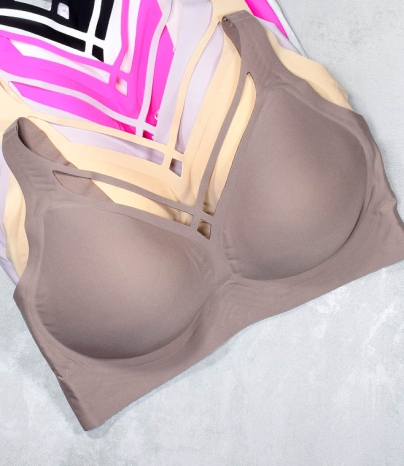 Biustonosz bezszwowy ze strapsami Magnolia 9809