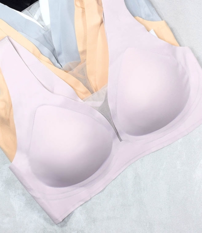 Biustonosz bez zapięcia, top bezszwowy Magnolia 9817