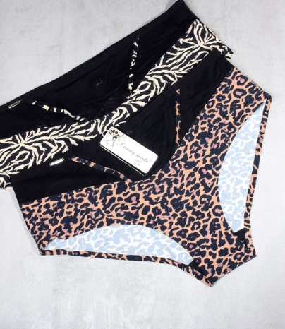 Panterka lub zebra, damskie majtki firmy Lanny Mode 51047