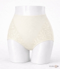 Majtki z wysokim stanem, gładkie damskie Monika 8913