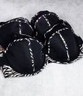 Modny biustonosz panerka i zebra Lanny Mode 11047
