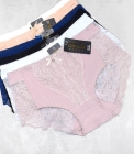 Majtki bawełniane z koronką, damskie Ania Lu Lo 396