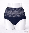 Majtki z wysokim stanem, koronkowe damskie Lu Lo La 847