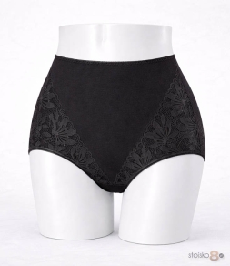 Majtki z wysokim stanem, gładkie damskie Monika 8913