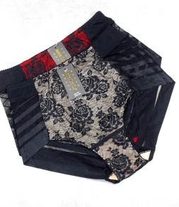 Tył ala stringi, majtki damskie w paseczki, Ania Lu Lo 379