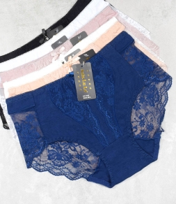 Majtki bawełniane z koronką, damskie Ania Lu Lo 396