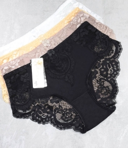 Zdobione koronką, eleganckie majtki damskie Lanny Mode 51171