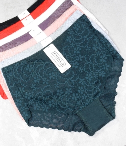 Majtki z modelująca koronką, eleganckie Finella 90056