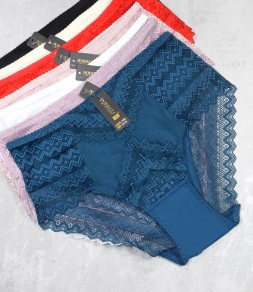 Majtki damskie ze śliskiego materiału Nadizi 8116