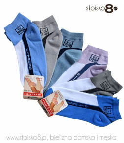 Stopki sportowe fitness 3 pary